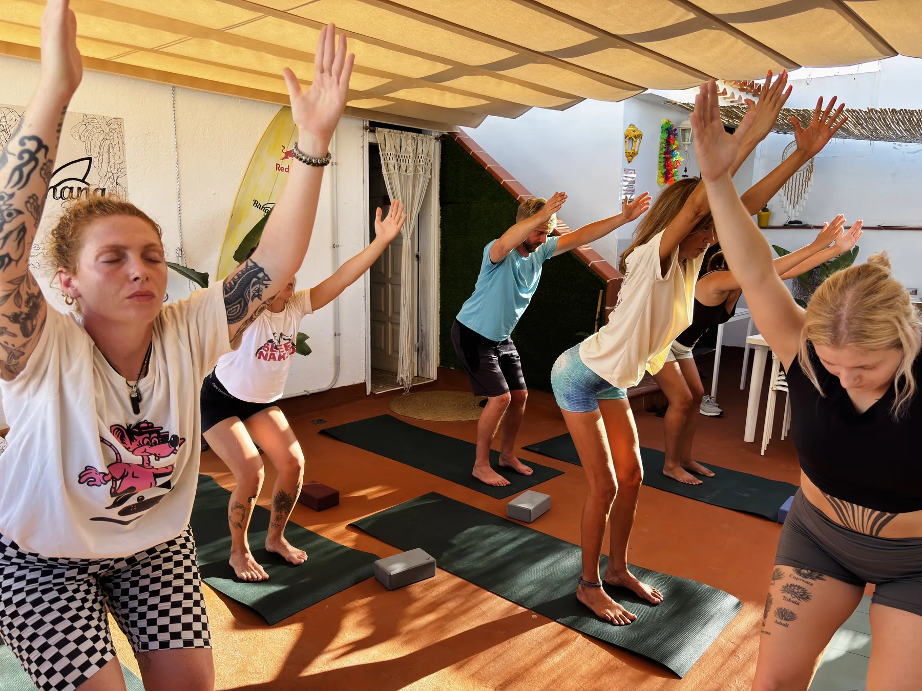 Yoga en la terraza, foto 23